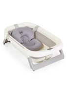 MOREA összecsukható kád szett, szürke fürdető párnával SZÜRKE