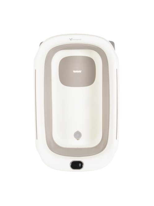 MOREA összecsukható kád szett, szürke fürdető párnával SZÜRKE