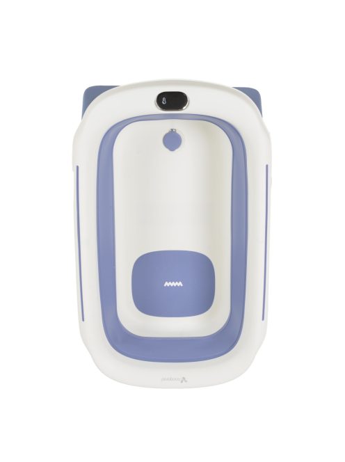 MOREA összecsukható kád szett, szürke fürdető párnával KÉK