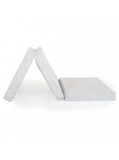   MIRAGE összecsukható 6cm szivacsmatrac textil huzat 120x60cm SZÜRKE