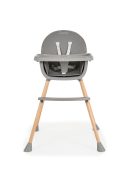 DONUT fa etetőszék 2in1 SZÜRKE