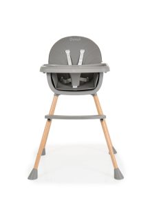 DONUT fa etetőszék 2in1 SZÜRKE