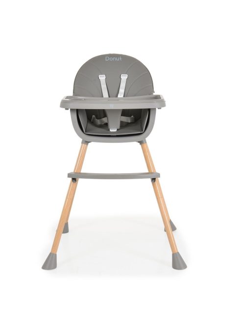 DONUT fa etetőszék 2in1 SZÜRKE