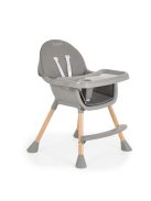 DONUT fa etetőszék 2in1 SZÜRKE