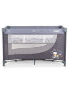 TOMMY  Összecsukható utazóágy 2 szintes, kibújós SZÜRKE