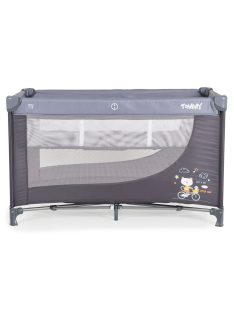   TOMMY  Összecsukható utazóágy 2 szintes, kibújós SZÜRKE