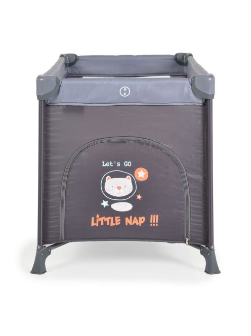 TOMMY  Összecsukható utazóágy 2 szintes, kibújós SZÜRKE