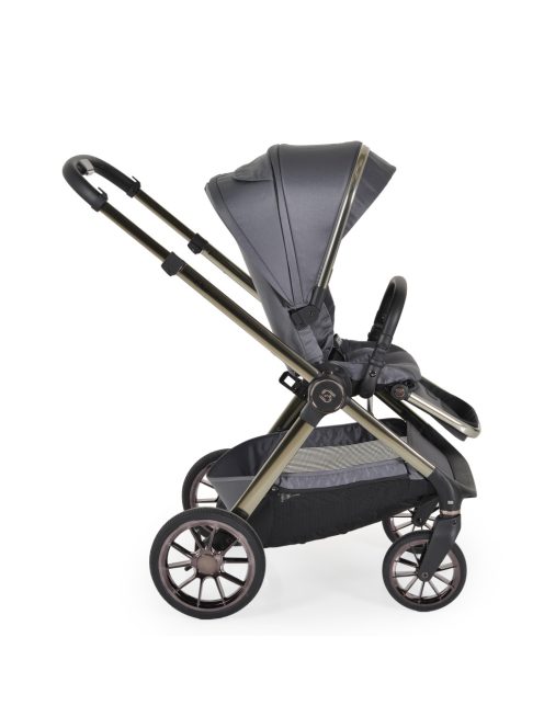 iCLICK Babakocsi 2in1 szett 22kg, aluminium váz, fordítható ülés, autom. csukható SZÜRKE