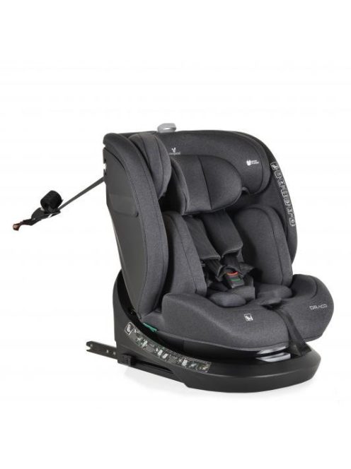 DRACO I-SIZE gyerekülés 40-150cm FEKETE