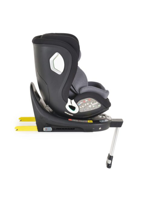 I-SMART gyerekülés 40-150cm, I-SIZE támasztóláb, oldalvédelem, ISOFIX, okosgomb SZÜRKE
