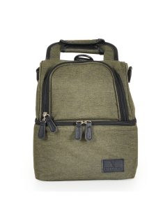 AURORA Uzsonnás táska thermo, 2 rekeszes ZÖLD