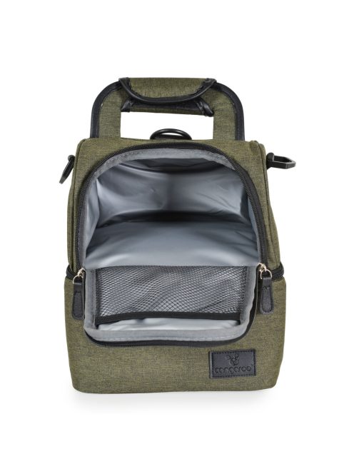 AURORA Uzsonnás táska thermo, 2 rekeszes ZÖLD