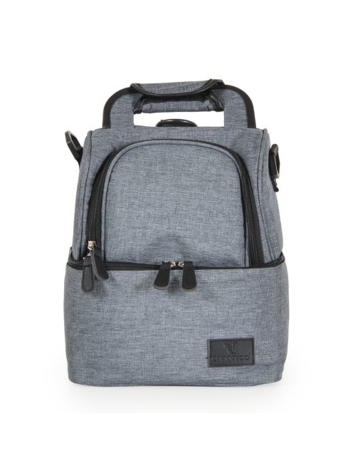 AURORA Uzsonnás táska thermo, 2 rekeszes SZÜRKE