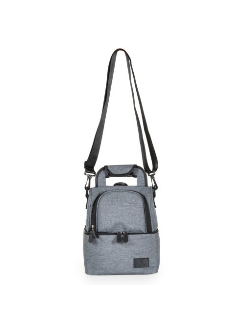 AURORA Uzsonnás táska thermo, 2 rekeszes SZÜRKE