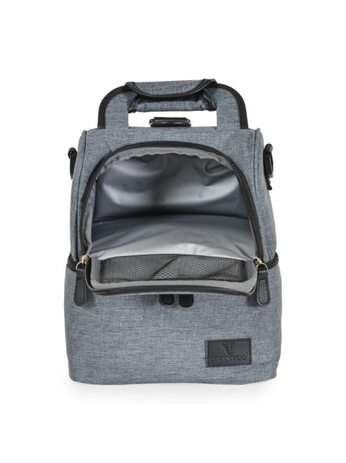 AURORA Uzsonnás táska thermo, 2 rekeszes SZÜRKE