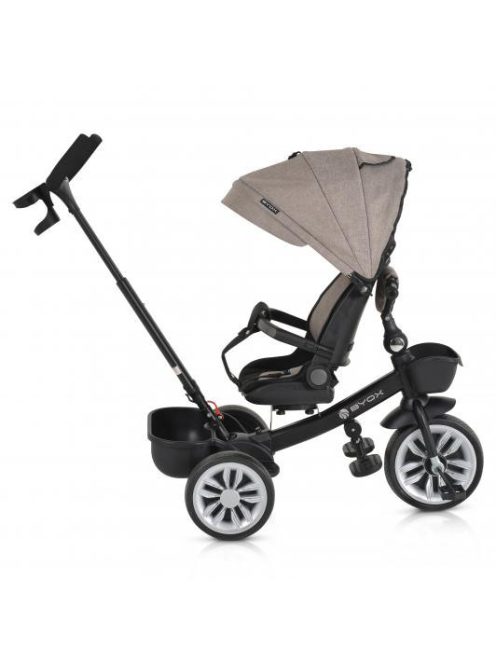 SPACE tricikli szülőkaros, 360 fokban forgatható BÉZS