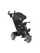 SPACE tricikli szülőkaros, 360 fokban forgatható NARANCS