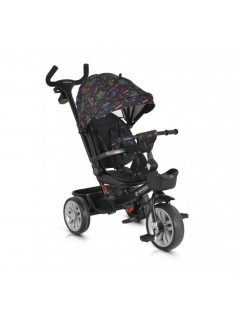 SPACE tricikli szülőkaros, 360 fokban forgatható NARANCS