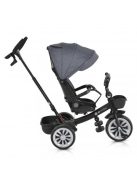 SPACE tricikli szülőkaros, 360 fokban forgatható SZÜRKE