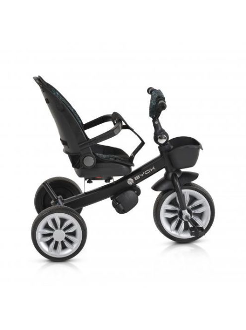 SPACE tricikli szülőkaros, 360 fokban forgatható KÉK