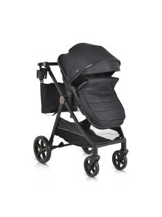  Tokyo babakocsi lapra csukható 22kgig 2in1 fekete