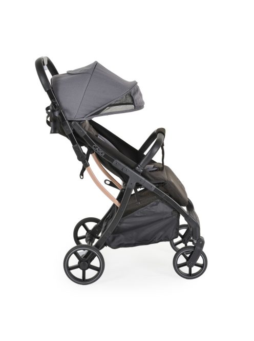 CARDI babakocsi, egy gombbal csukható, hálós szellőző FEKETE