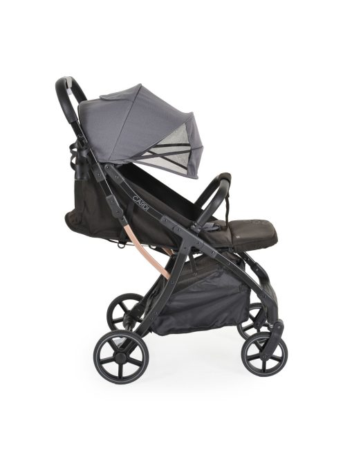 CARDI babakocsi, egy gombbal csukható, hálós szellőző FEKETE