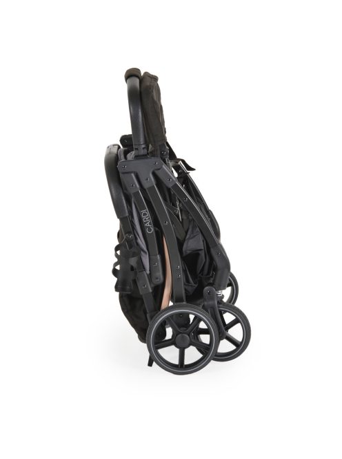 CARDI babakocsi, egy gombbal csukható, hálós szellőző FEKETE