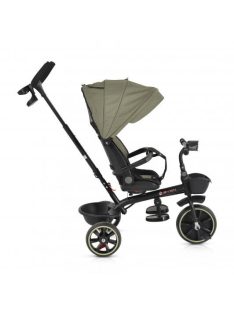   SUMMER tricikli szülőkaros, zenél, játék tartókkal ZÖLD