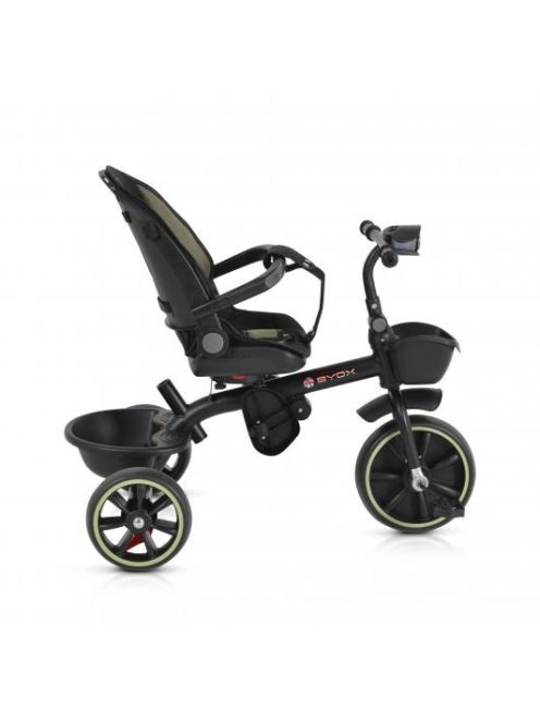 SUMMER tricikli szülőkaros, zenél, játék tartókkal ZÖLD