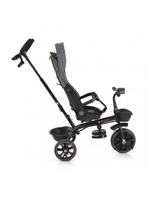 SUMMER tricikli szülőkaros, zenél, játék tartókkal SZÜRKE