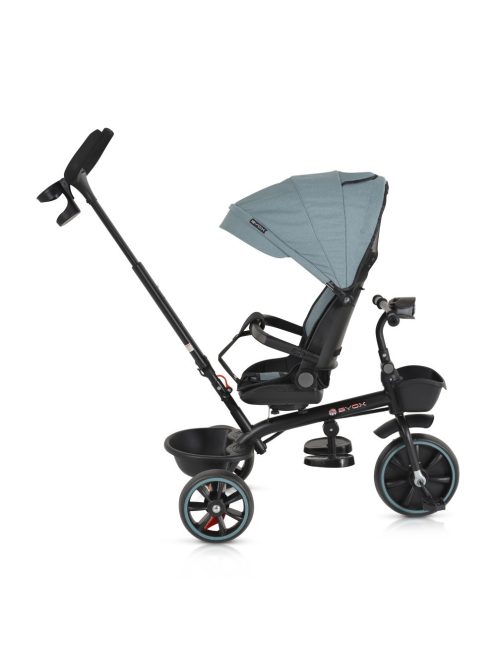 SUMMER tricikli szülőkaros, zenél, játék tartókkal KÉK