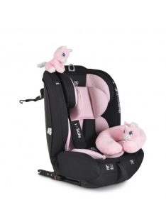   ISAFE gyerekülés ISIZE és ISOFIX ülésemelővé alakítható 76-150cm PINK