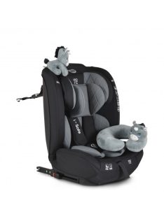   ISAFE gyerekülés ISIZE és ISOFIX ülésemelővé alakítható 76-150cm SZÜRKE