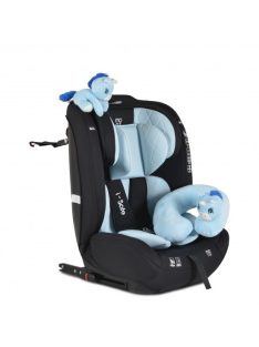   ISAFE gyerekülés ISIZE és ISOFIX ülésemelővé alakítható 76-150cm KÉK
