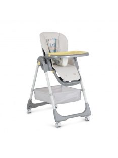   RAFFY etetőszék, könnyű, kompakt, multifunkciós, macis mintával SÁRGA