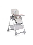 RAFFY etetőszék, könnyű, kompakt, multifunkciós, macis mintával PINK