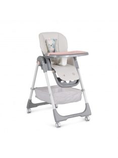   RAFFY etetőszék, könnyű, kompakt, multifunkciós, macis mintával PINK