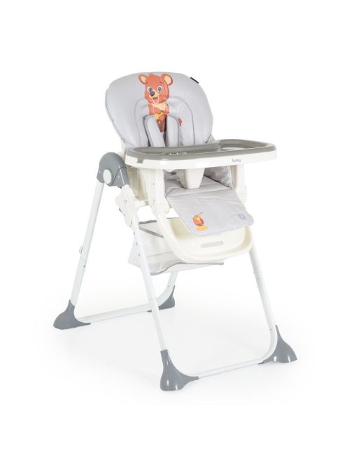 HUNNY etetőszék multifunciós, macis mintával SZÜRKE