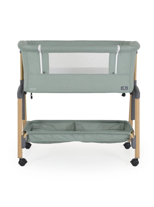 ADORO babaöböl szúnyoghálóval, 7 poz. dönthető, kerekes,+tároló ZÖLD
