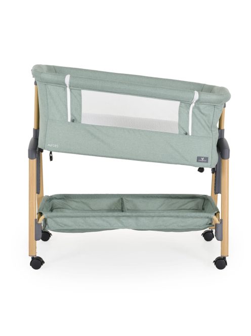 ADORO babaöböl szúnyoghálóval, 7 poz. dönthető, kerekes,+tároló ZÖLD