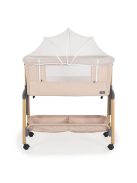 ADORO babaöböl szúnyoghálóval, 7 poz. dönthető, kerekes,+tároló BÉZS/KH