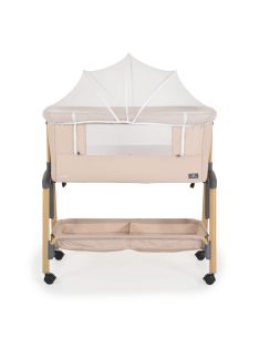   ADORO babaöböl szúnyoghálóval, 7 poz. dönthető, kerekes,+tároló BÉZS/KH