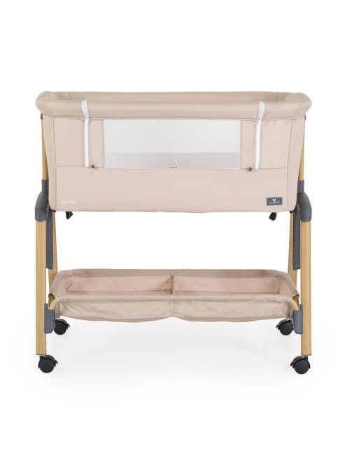 ADORO babaöböl szúnyoghálóval, 7 poz. dönthető, kerekes,+tároló BÉZS/KH