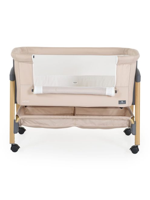 ADORO babaöböl szúnyoghálóval, 7 poz. dönthető, kerekes,+tároló BÉZS/KH