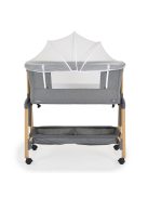 ADORO babaöböl szúnyoghálóval, 7 poz. dönthető, kerekes,+tároló SZÜRKE