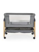 ADORO babaöböl szúnyoghálóval, 7 poz. dönthető, kerekes,+tároló SZÜRKE