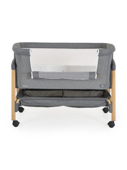 ADORO babaöböl szúnyoghálóval, 7 poz. dönthető, kerekes,+tároló SZÜRKE