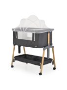 ADORO babaöböl szúnyoghálóval, 7 poz. dönthető, kerekes,+tároló FEKETE