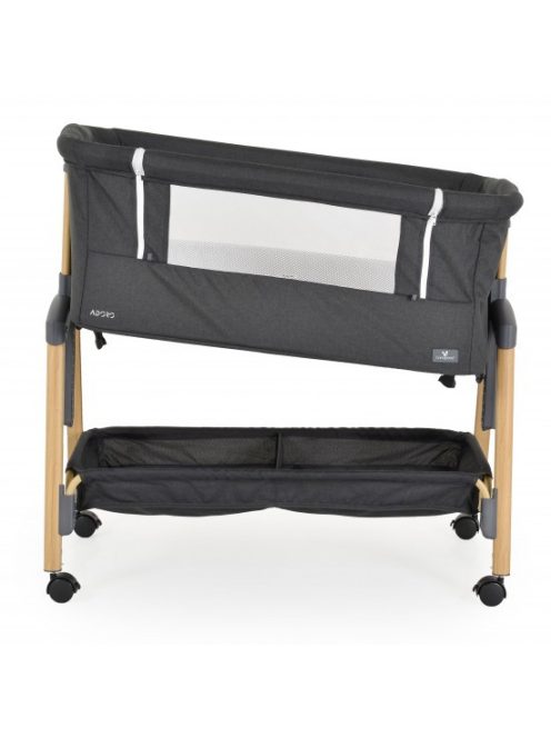 ADORO babaöböl szúnyoghálóval, 7 poz. dönthető, kerekes,+tároló FEKETE